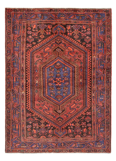 Hamadan Tæppe 142x197cm - Persisk tæppe - rød