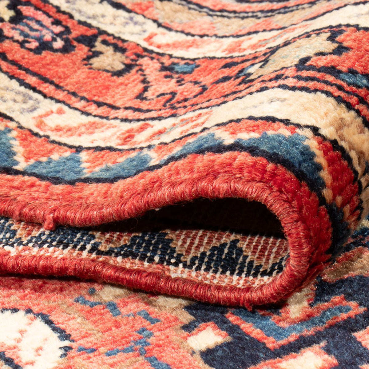 Persisk tæppe - Nomadisk - Royal - 201 x 119 cm - mørkeblå