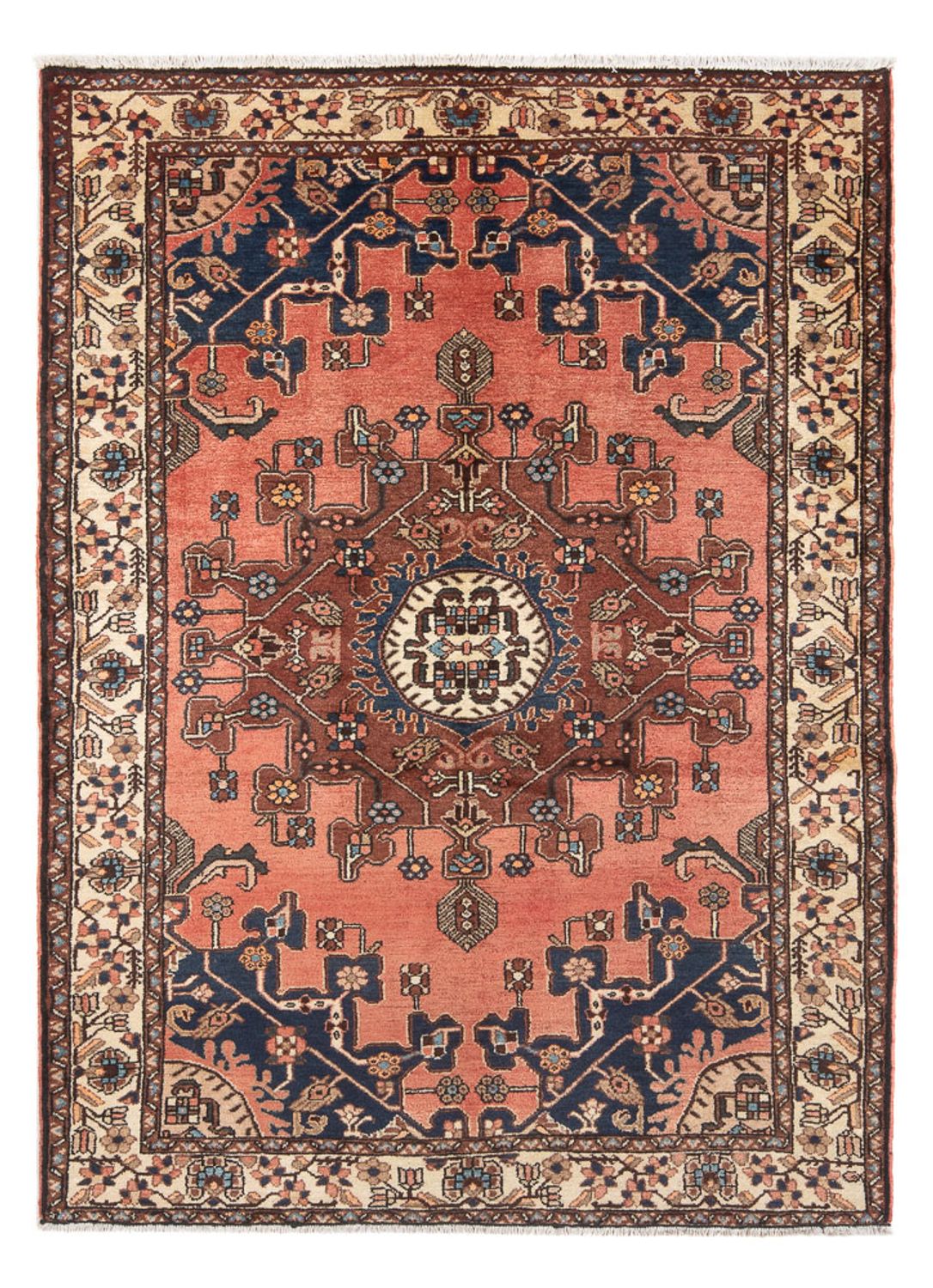 Persisk tæppe - Nomadisk - Royal - 197 x 132 cm - rød