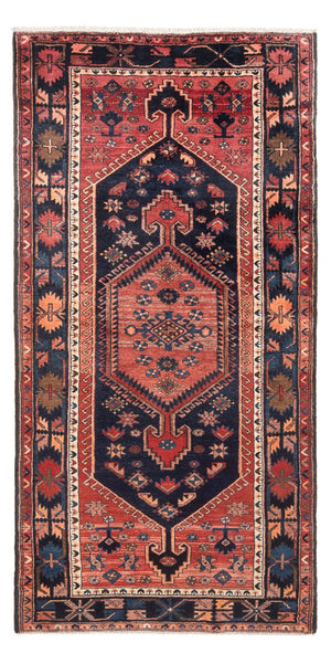 Løber Persisk tæppe - Nomadisk - 235 x 123 cm - mørkeblå