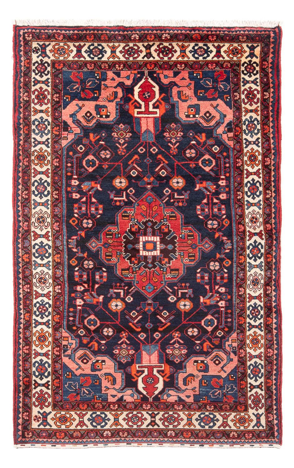 Persisk tæppe - Nomadisk - 215 x 131 cm - mørkeblå