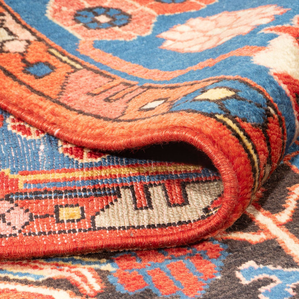 Persisk tæppe - Nomadisk - 237 x 155 cm - mørkeblå