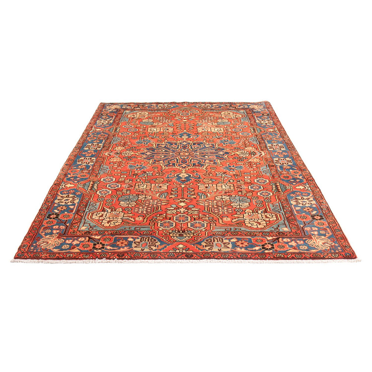 Persisk tæppe - Nomadisk - 245 x 155 cm - orange
