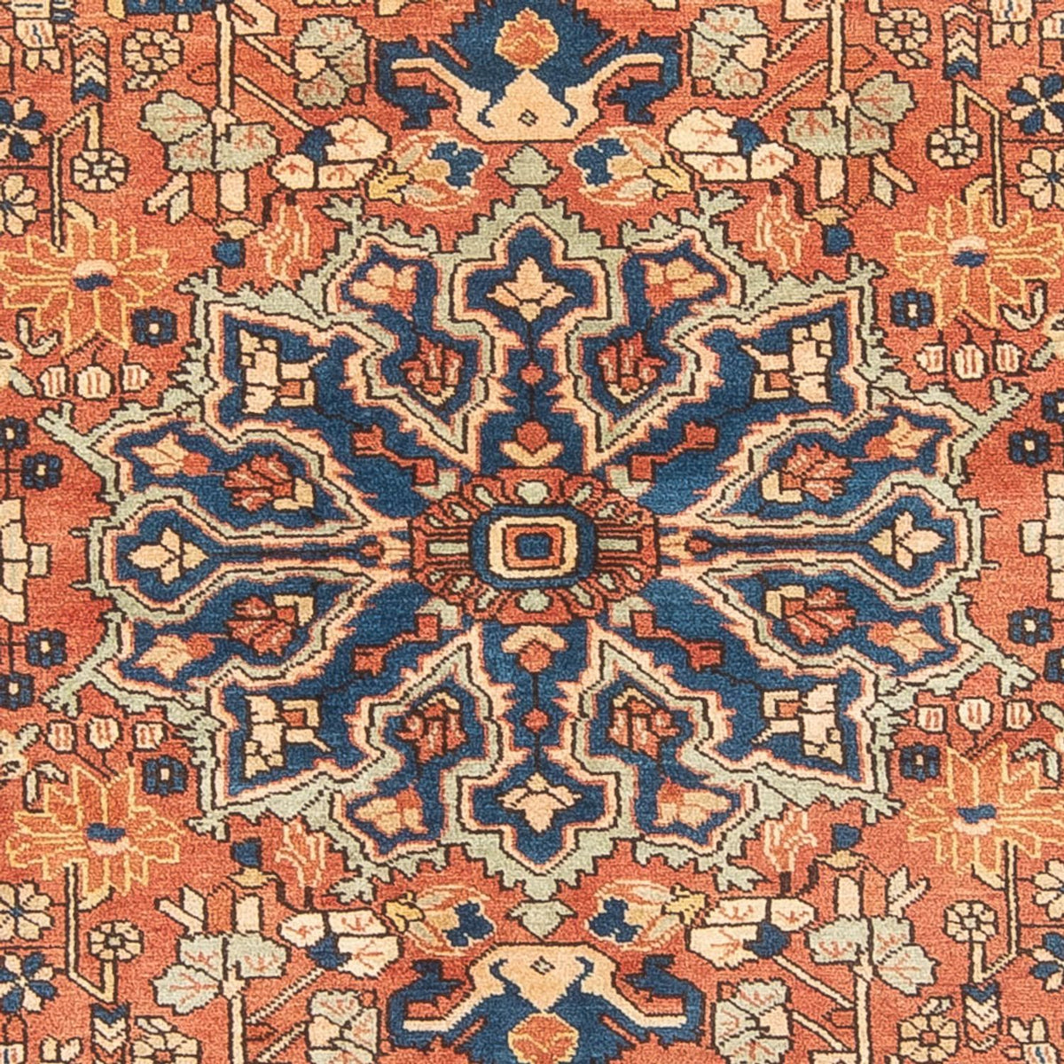 Persisk tæppe - Nomadisk - 246 x 160 cm - orange