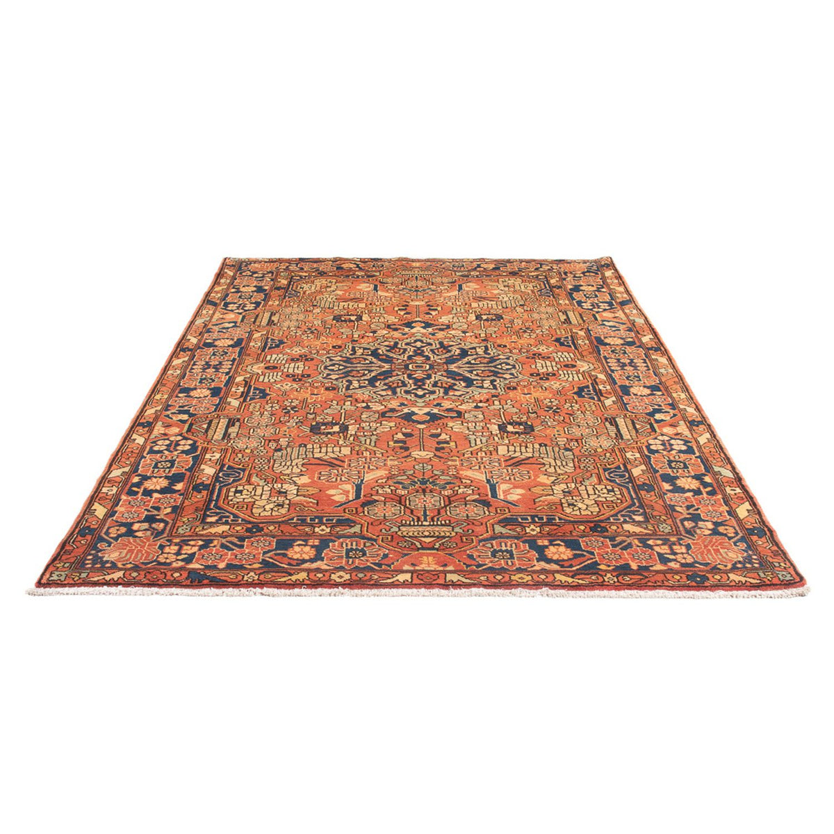Persisk tæppe - Nomadisk - 246 x 160 cm - orange