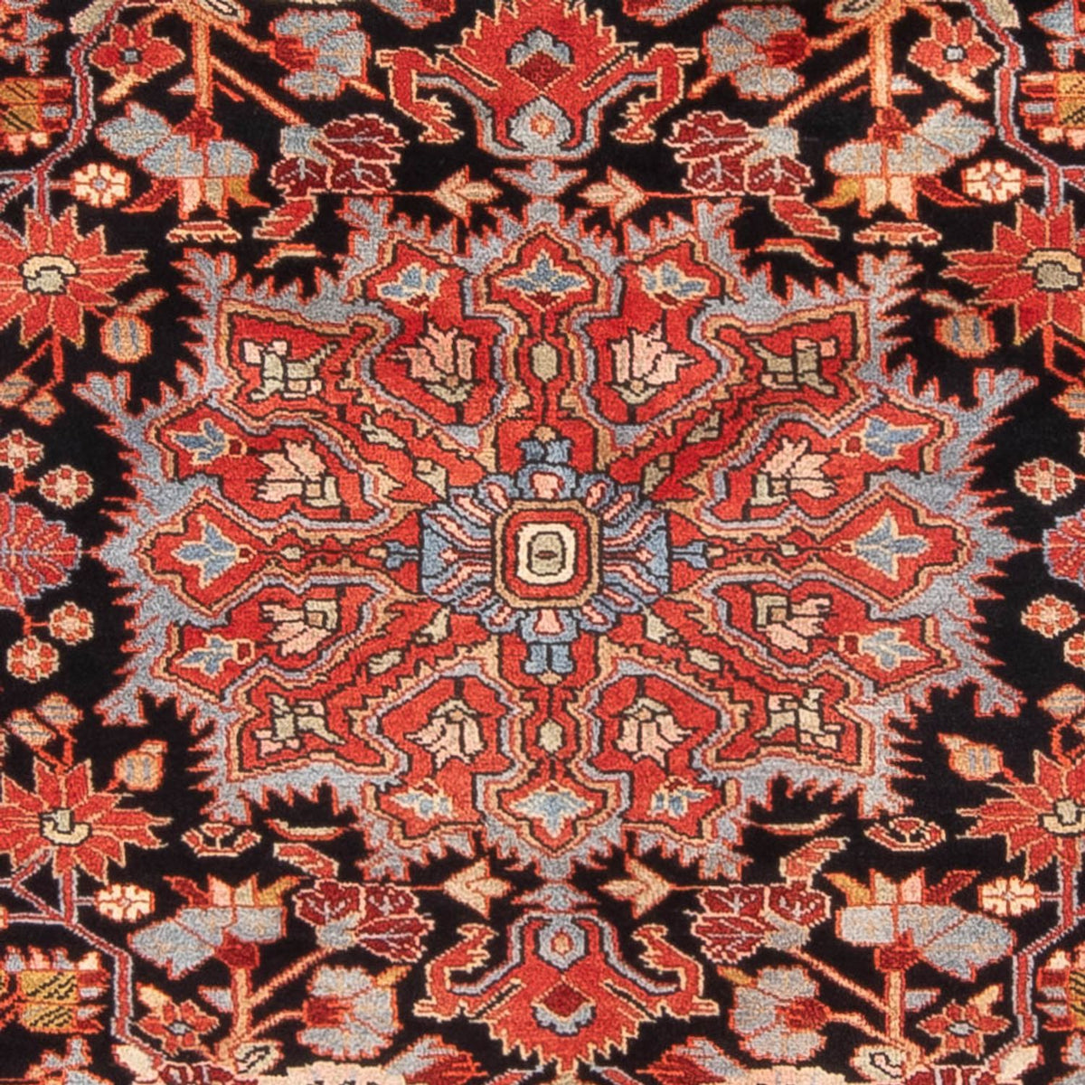 Persisk tæppe - Nomadisk - 220 x 160 cm - lysrød
