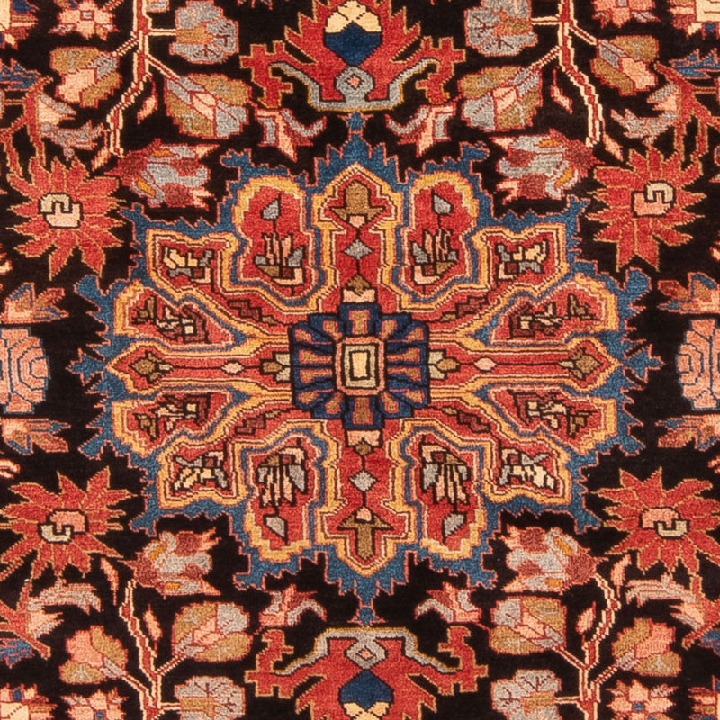 Persisk tæppe - Nomadisk - 245 x 154 cm - bordeaux rød