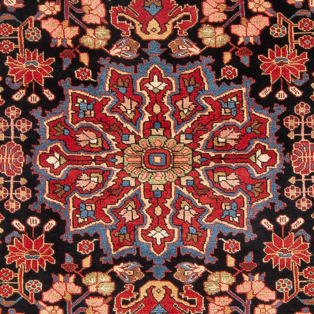 Persisk tæppe - Nomadisk - 242 x 158 cm - lysrød