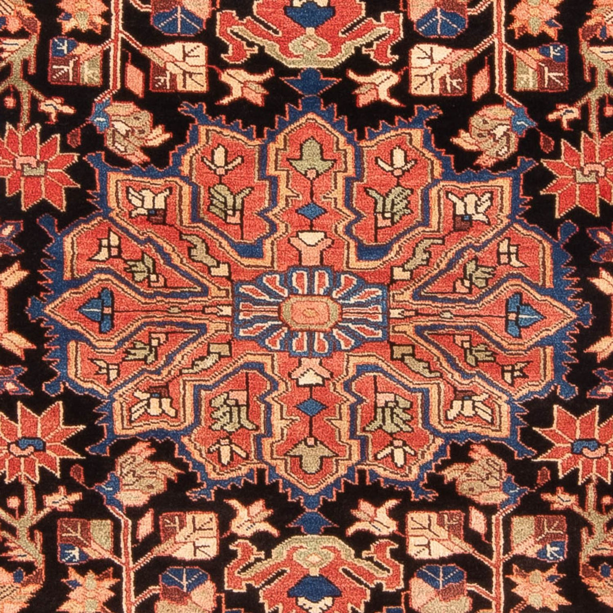 Persisk tæppe - Nomadisk - 234 x 158 cm - lysrød