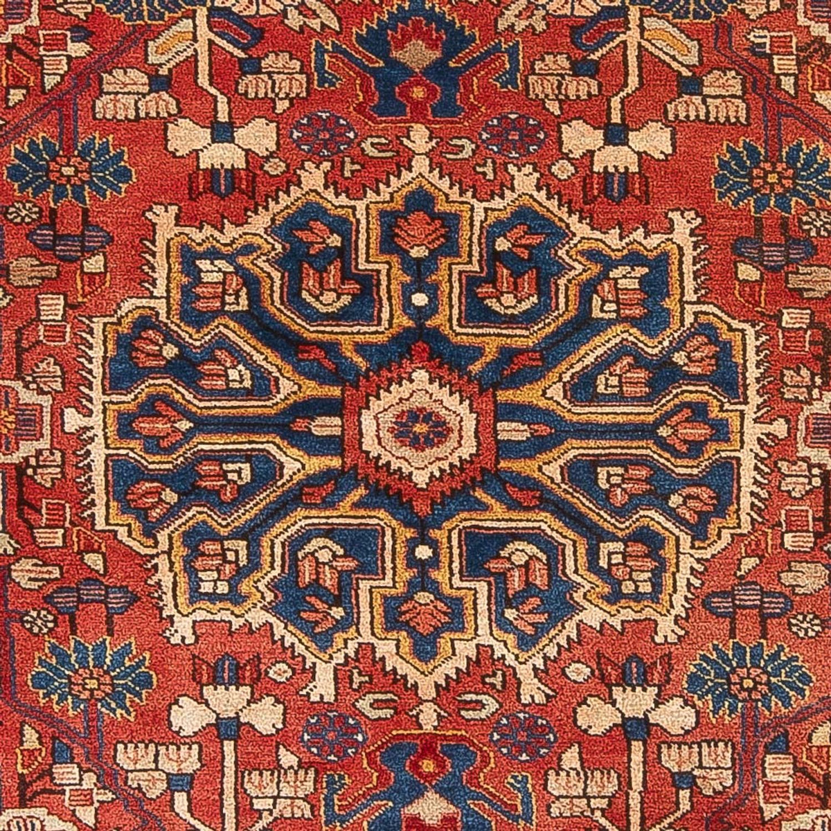 Persisk tæppe - Nomadisk - 232 x 157 cm - lysrød