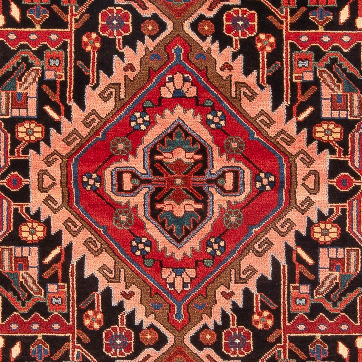 Persisk tæppe - Nomadisk - 235 x 146 cm - rød