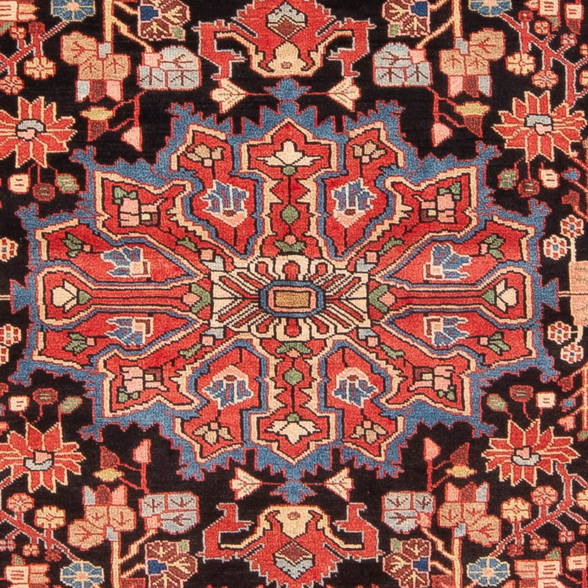 Persisk tæppe - Nomadisk - 240 x 156 cm - lysrød