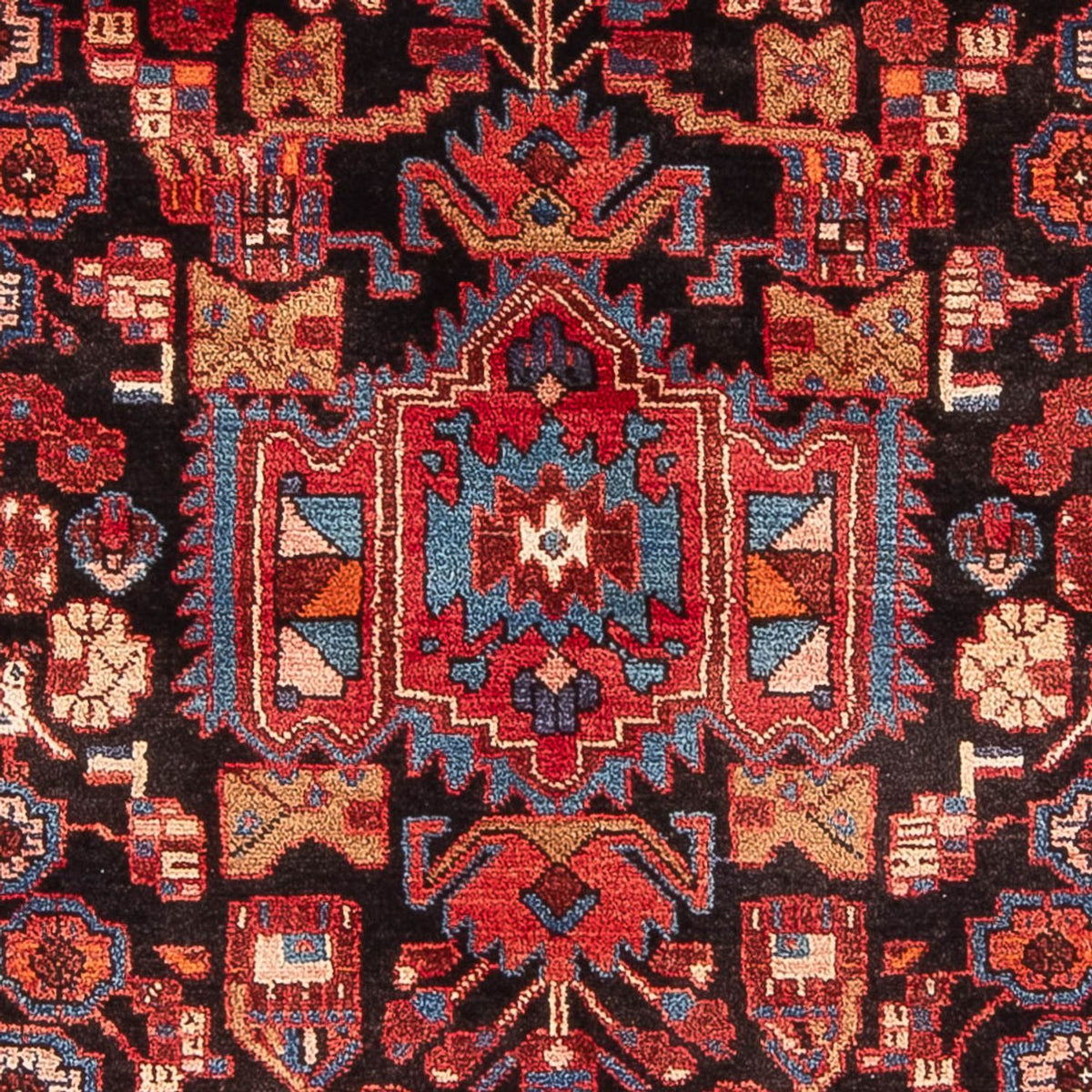 Persisk tæppe - Nomadisk - 220 x 157 cm - mørkeblå