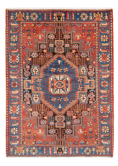 Hamadan Tæppe 150x202cm - Persisk tæppe - blå