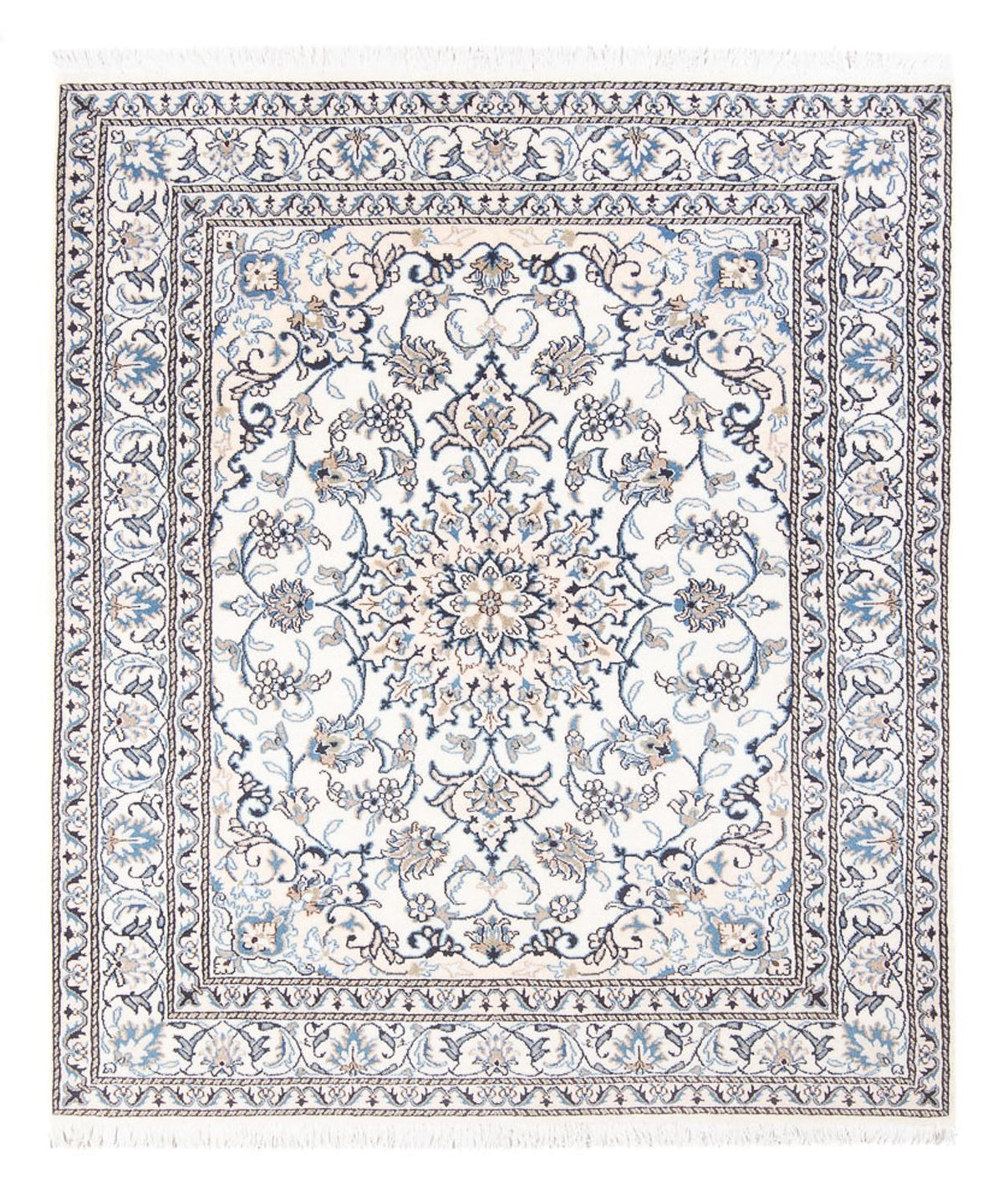 Persisk tæppe - Nain - Royal - 190 x 150 cm - creme