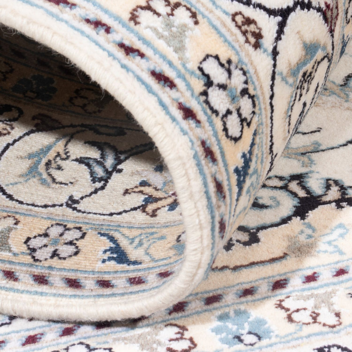 Persisk tæppe - Nain - Royal - 200 x 143 cm - creme