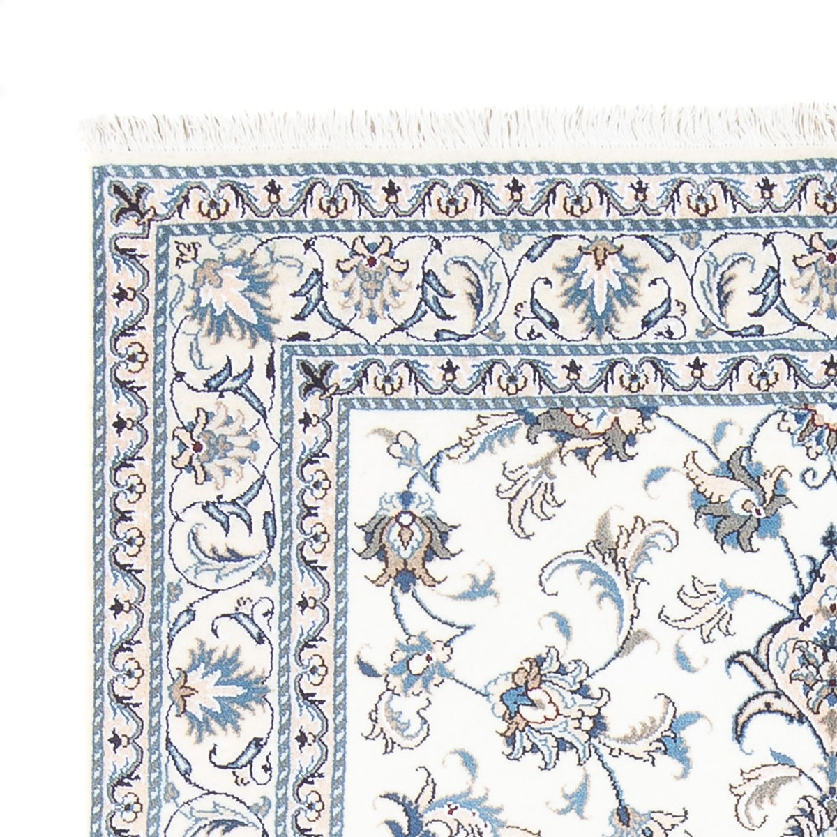 Persisk tæppe - Nain - Royal - 195 x 145 cm - creme