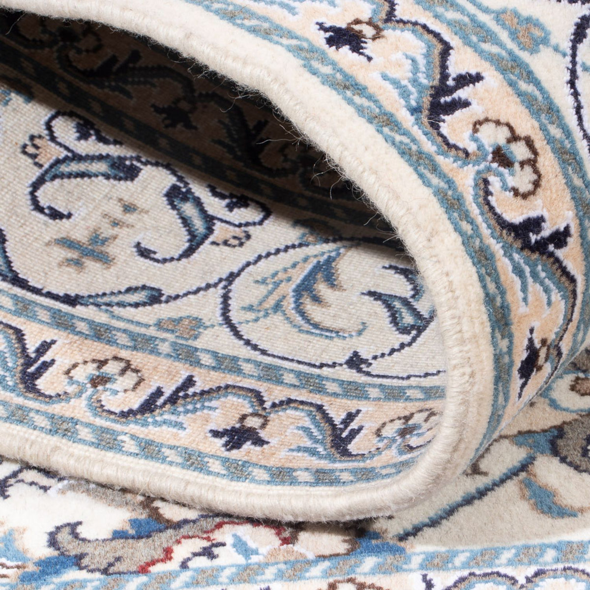 Persisk tæppe - Nain - Royal - 195 x 145 cm - creme