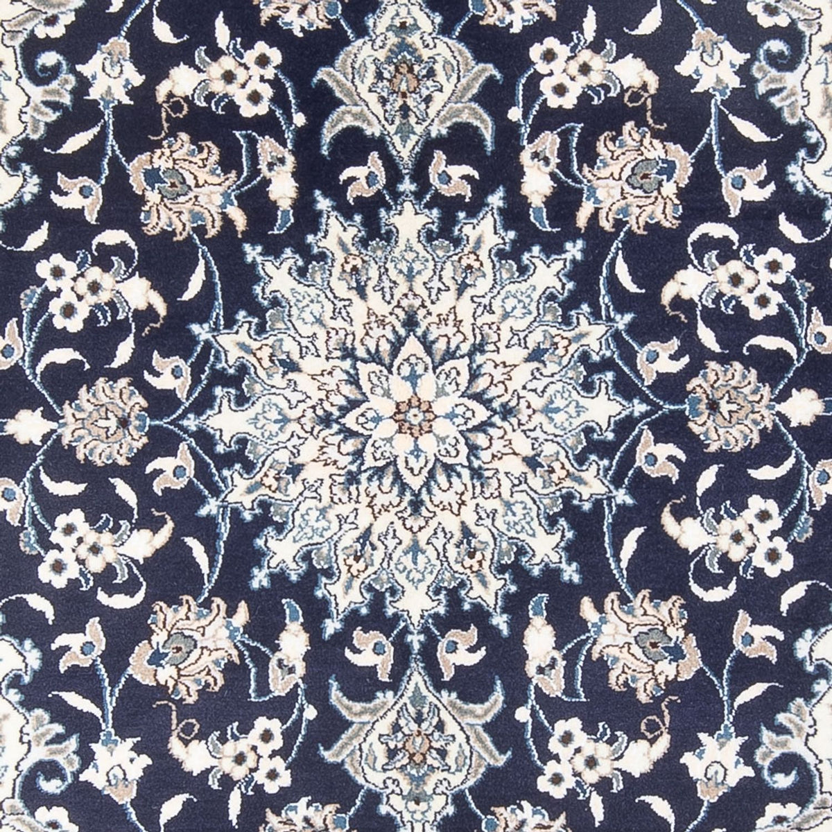 Persisk tæppe - Nain - Royal - 203 x 147 cm - mørkeblå
