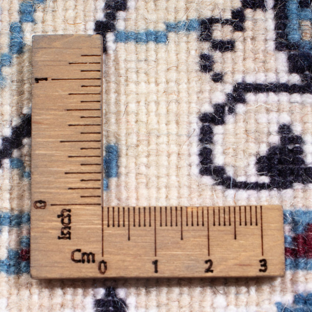 Persisk tæppe - Nain - Royal - 198 x 152 cm - creme