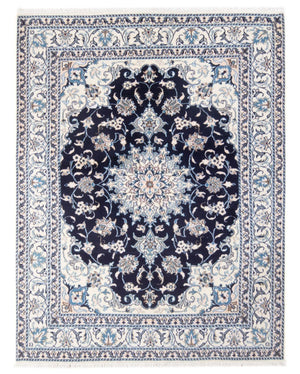 Persisk tæppe - Nain - Royal - 193 x 148 cm - mørkeblå