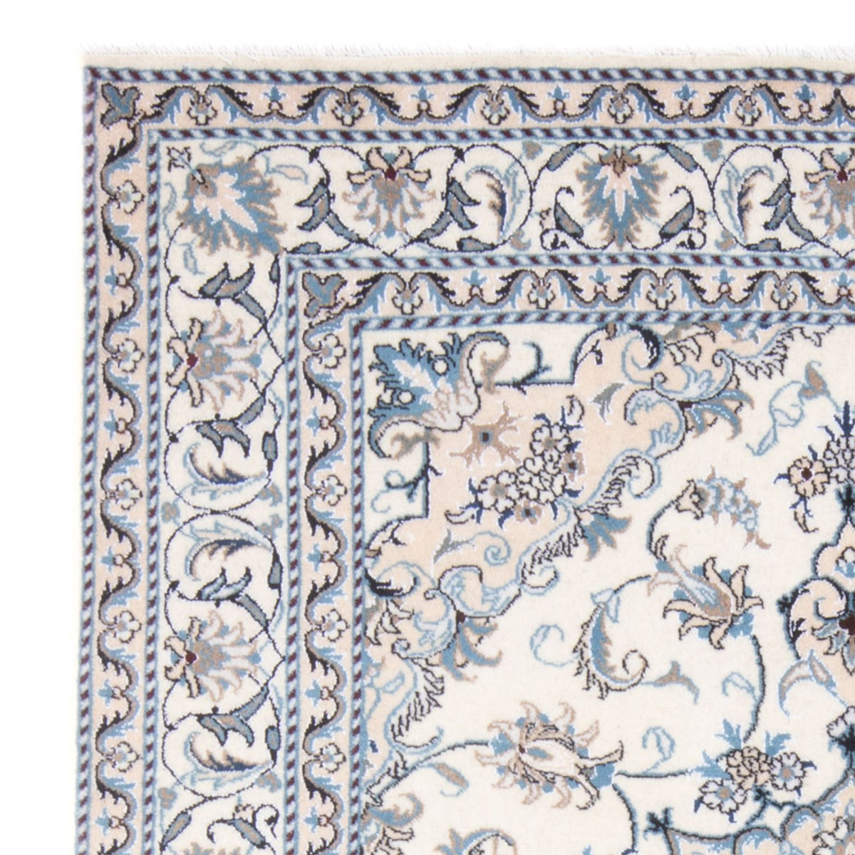 Persisk tæppe - Nain - Royal - 198 x 148 cm - creme