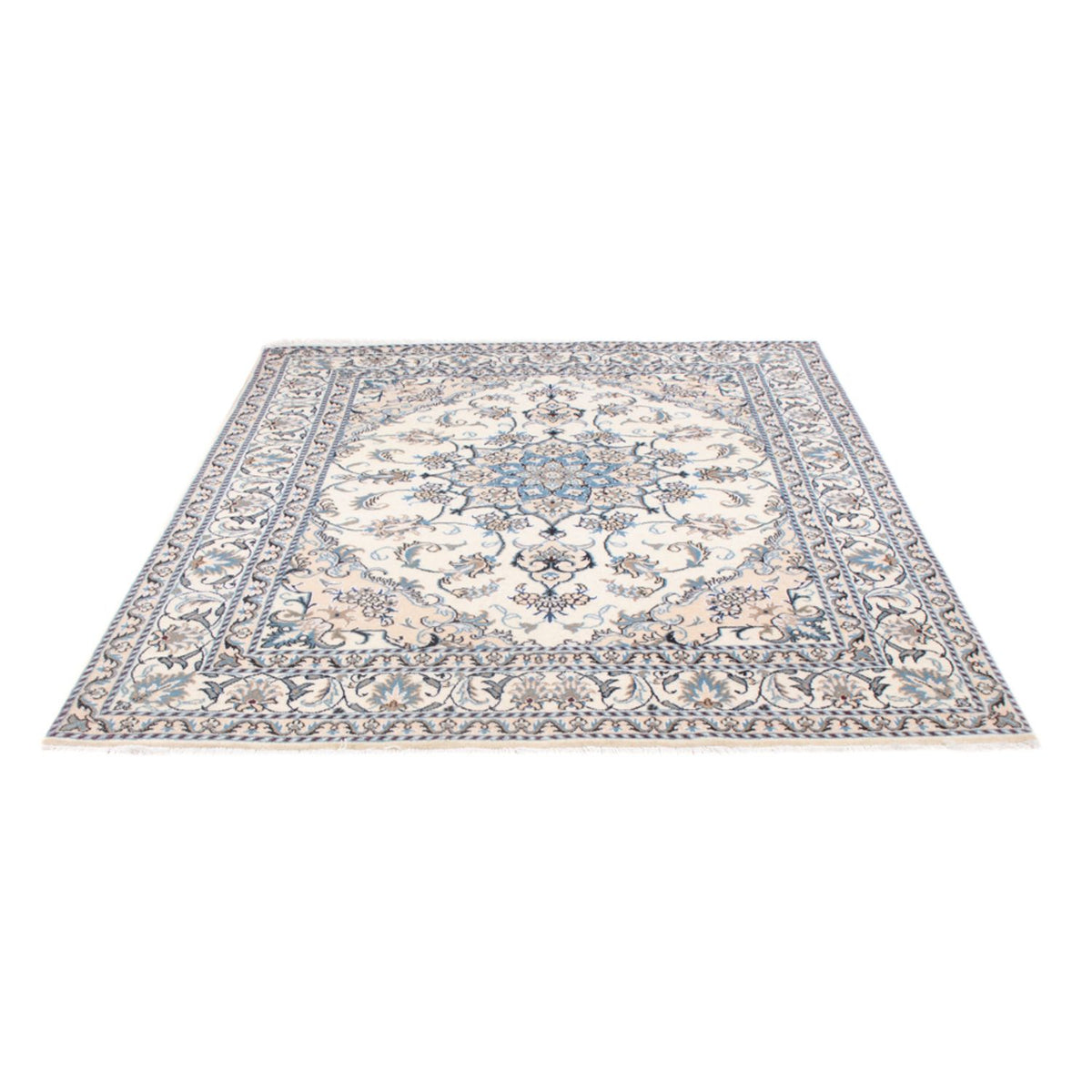 Persisk tæppe - Nain - Royal - 198 x 148 cm - creme