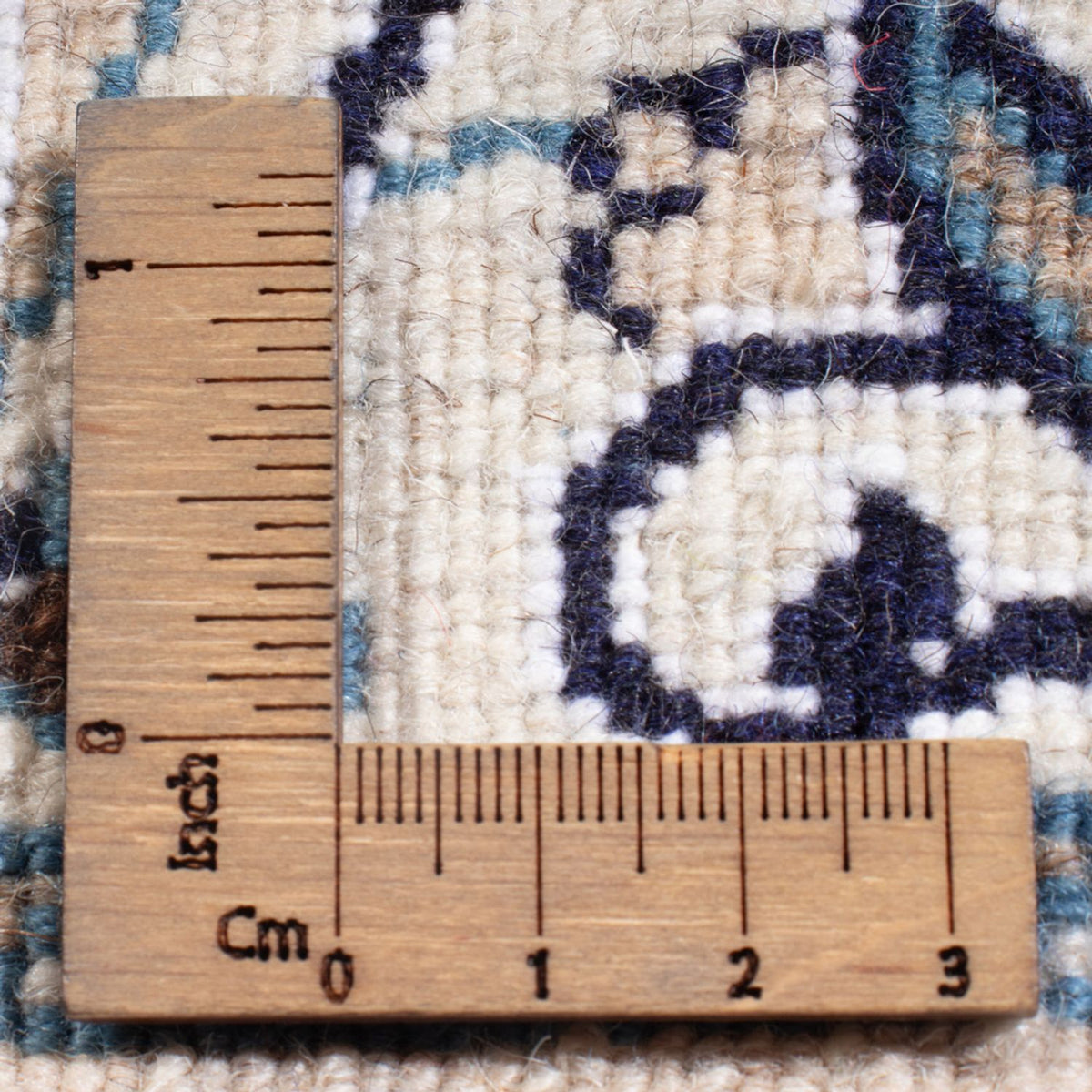 Persisk tæppe - Nain - Royal - 213 x 150 cm - mørkeblå