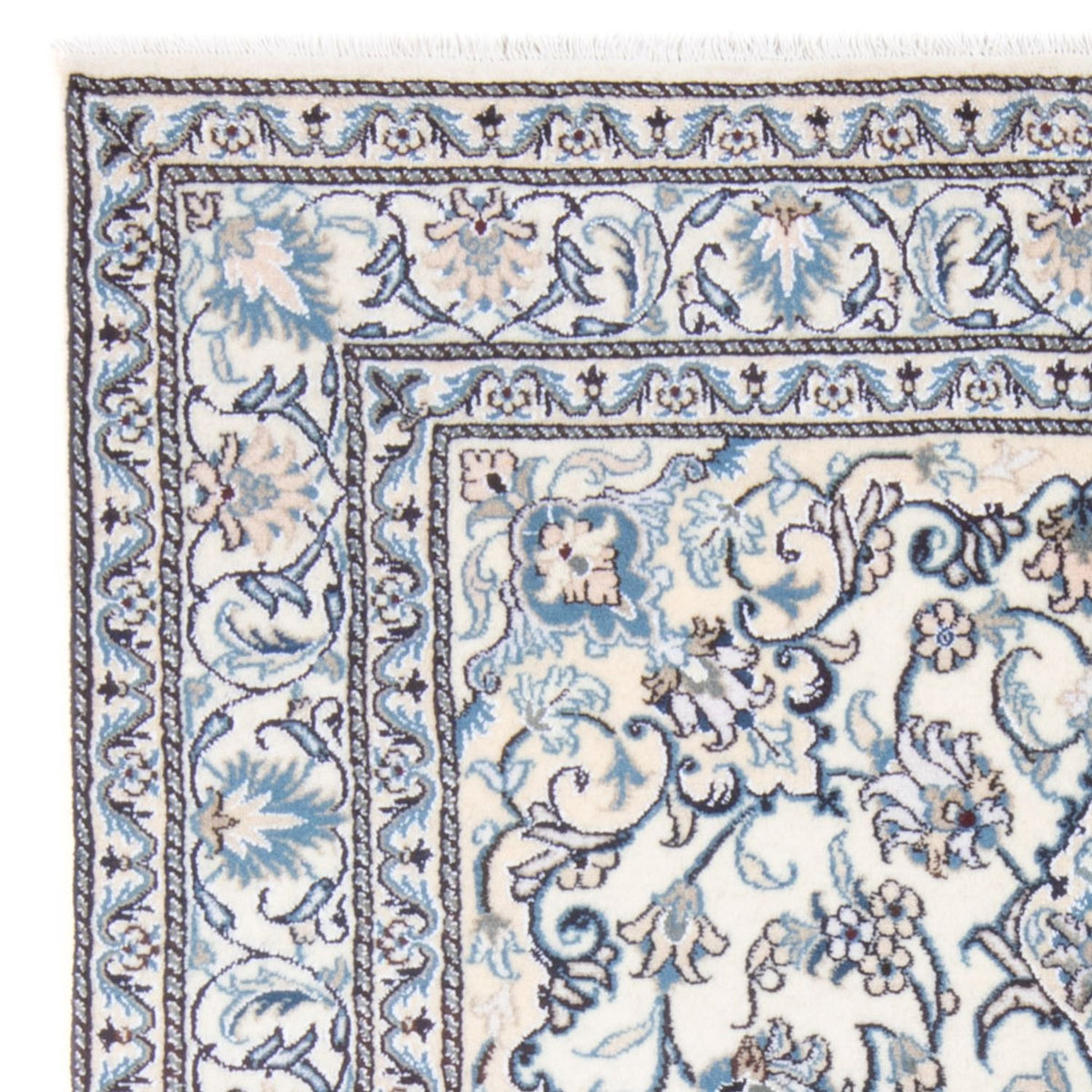 Persisk tæppe - Nain - Royal - 197 x 145 cm - creme