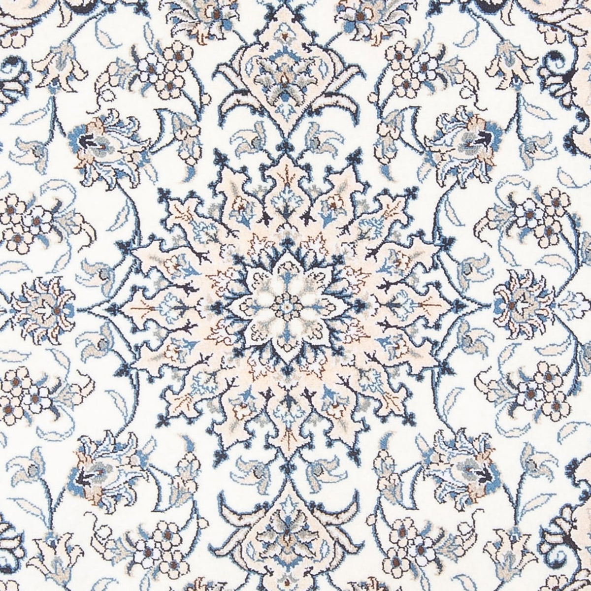 Persisk tæppe - Nain - Royal - 190 x 151 cm - kamel