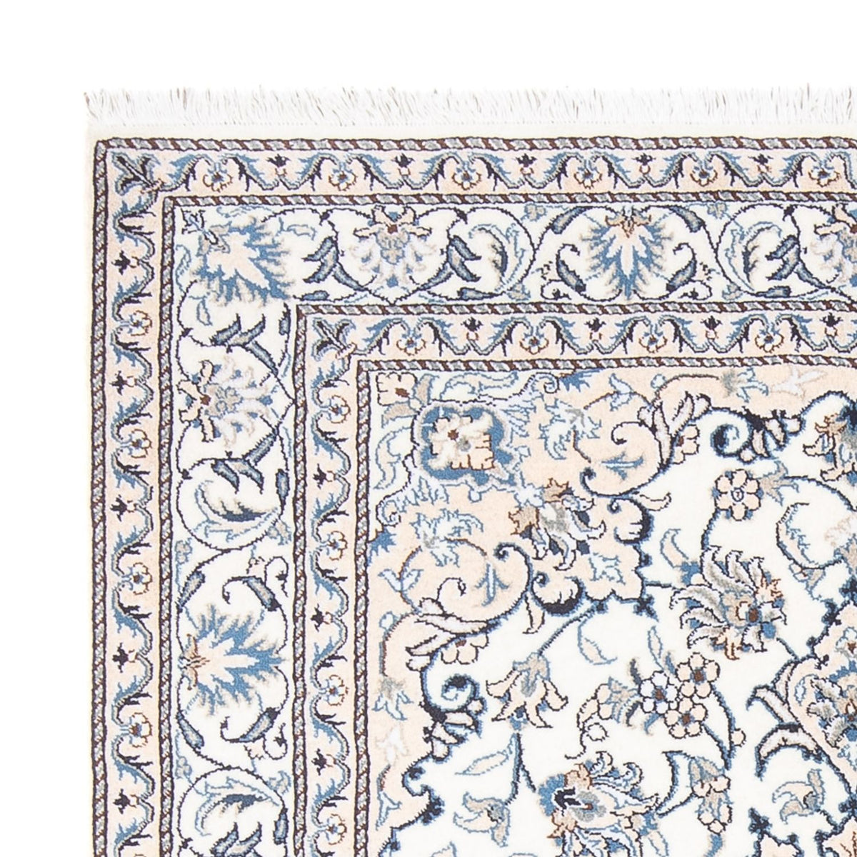 Persisk tæppe - Nain - Royal - 190 x 151 cm - kamel