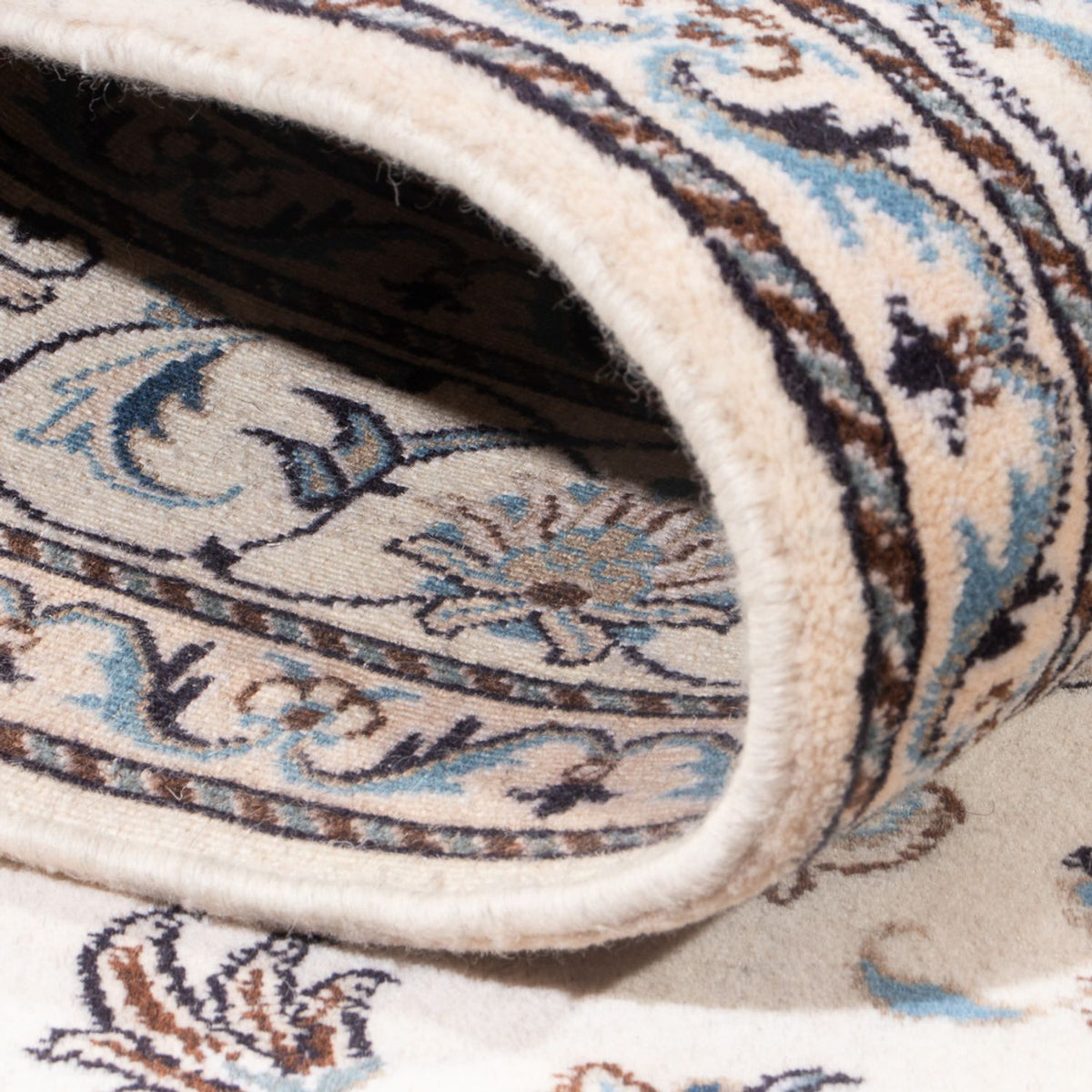 Persisk tæppe - Nain - Royal - 210 x 144 cm - creme