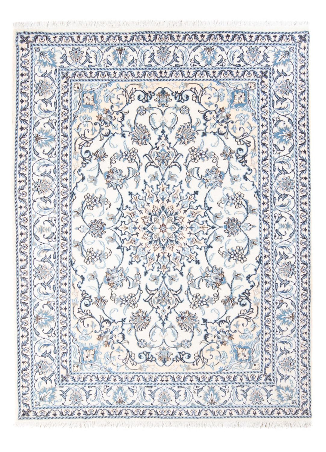 Persisk tæppe - Nain - Royal - 200 x 150 cm - creme