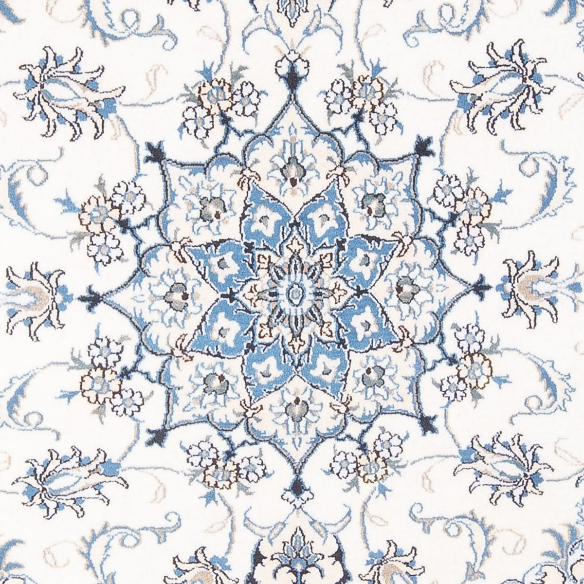 Persisk tæppe - Nain - Royal - 207 x 150 cm - creme