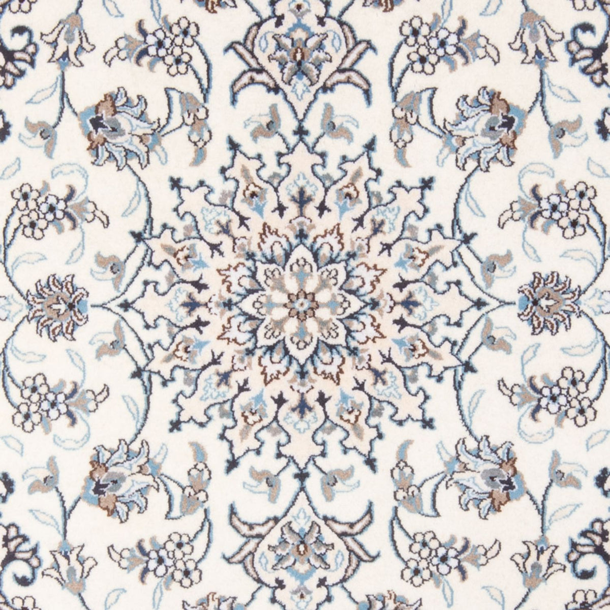 Persisk tæppe - Nain - Royal - 194 x 143 cm - creme