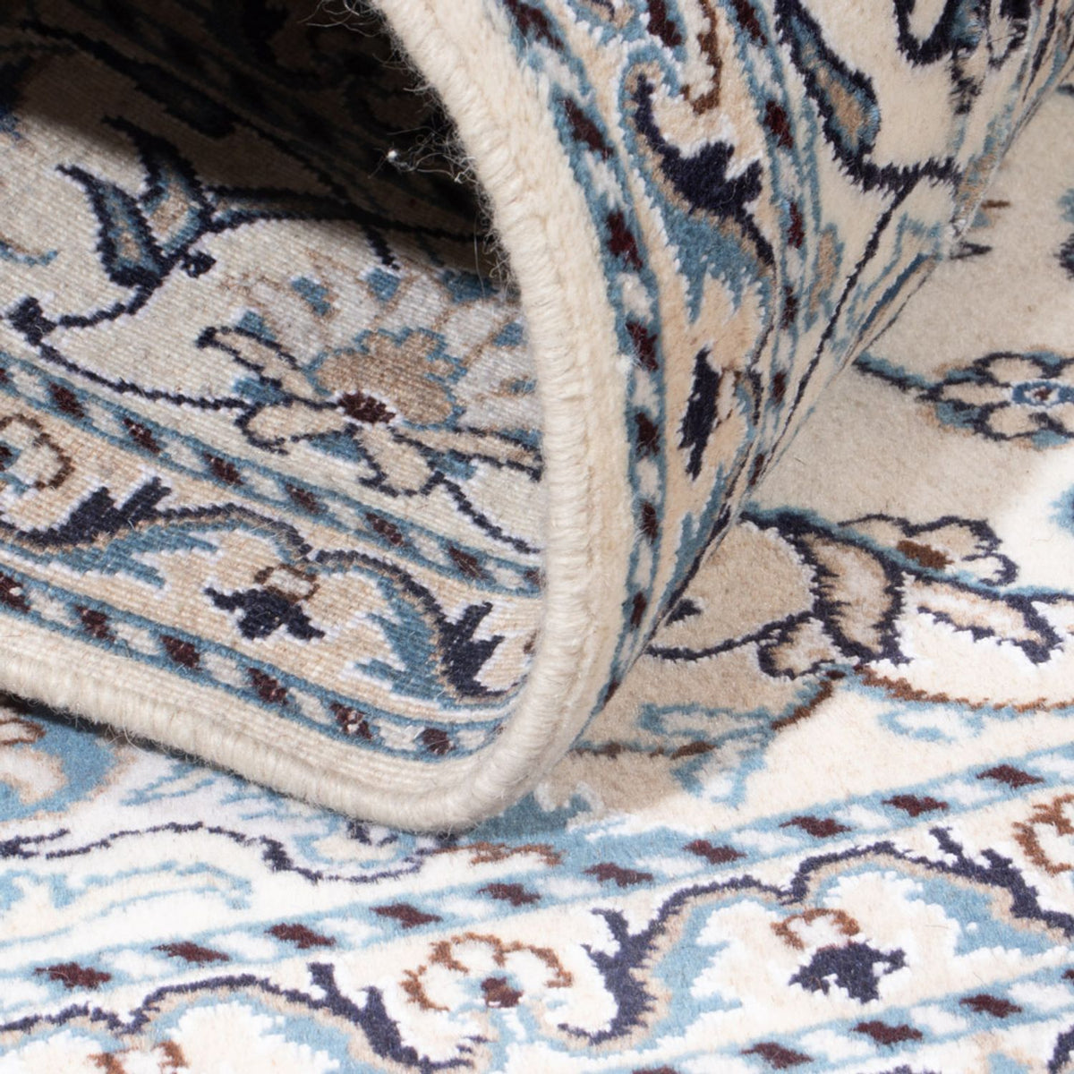 Persisk tæppe - Nain - Royal - 194 x 143 cm - creme