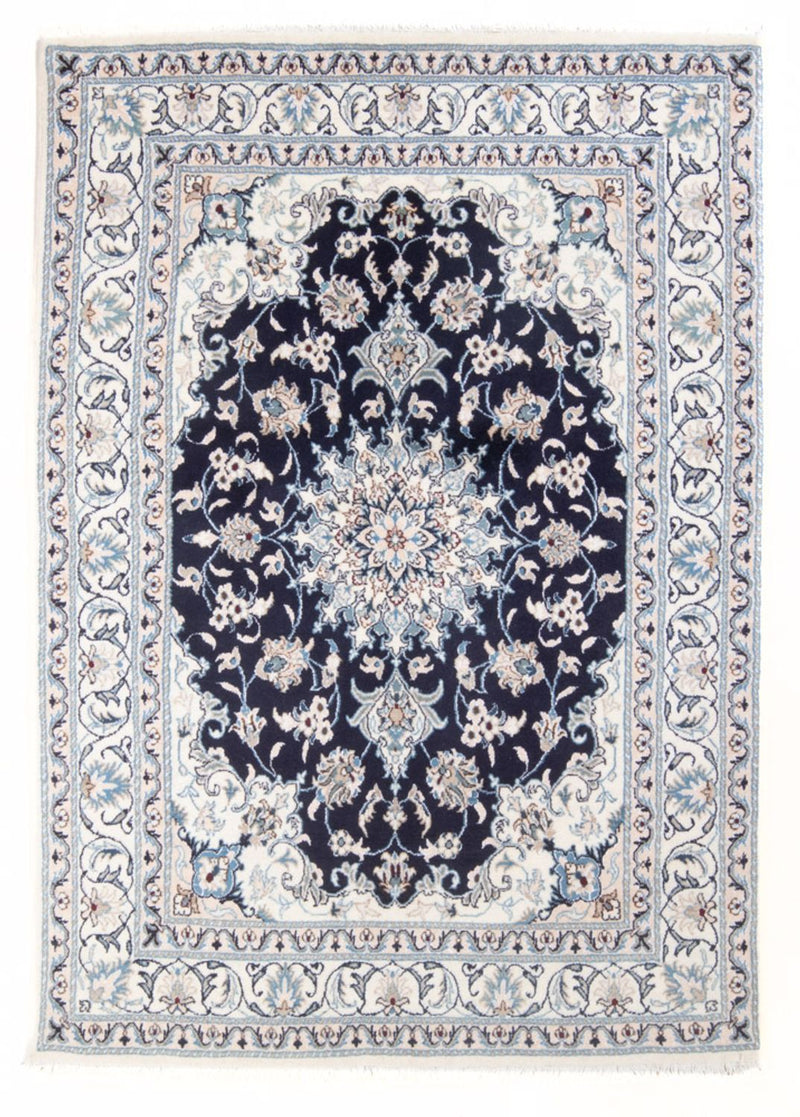 Persisk tæppe - Nain - Royal - 204 x 141 cm - mørkeblå