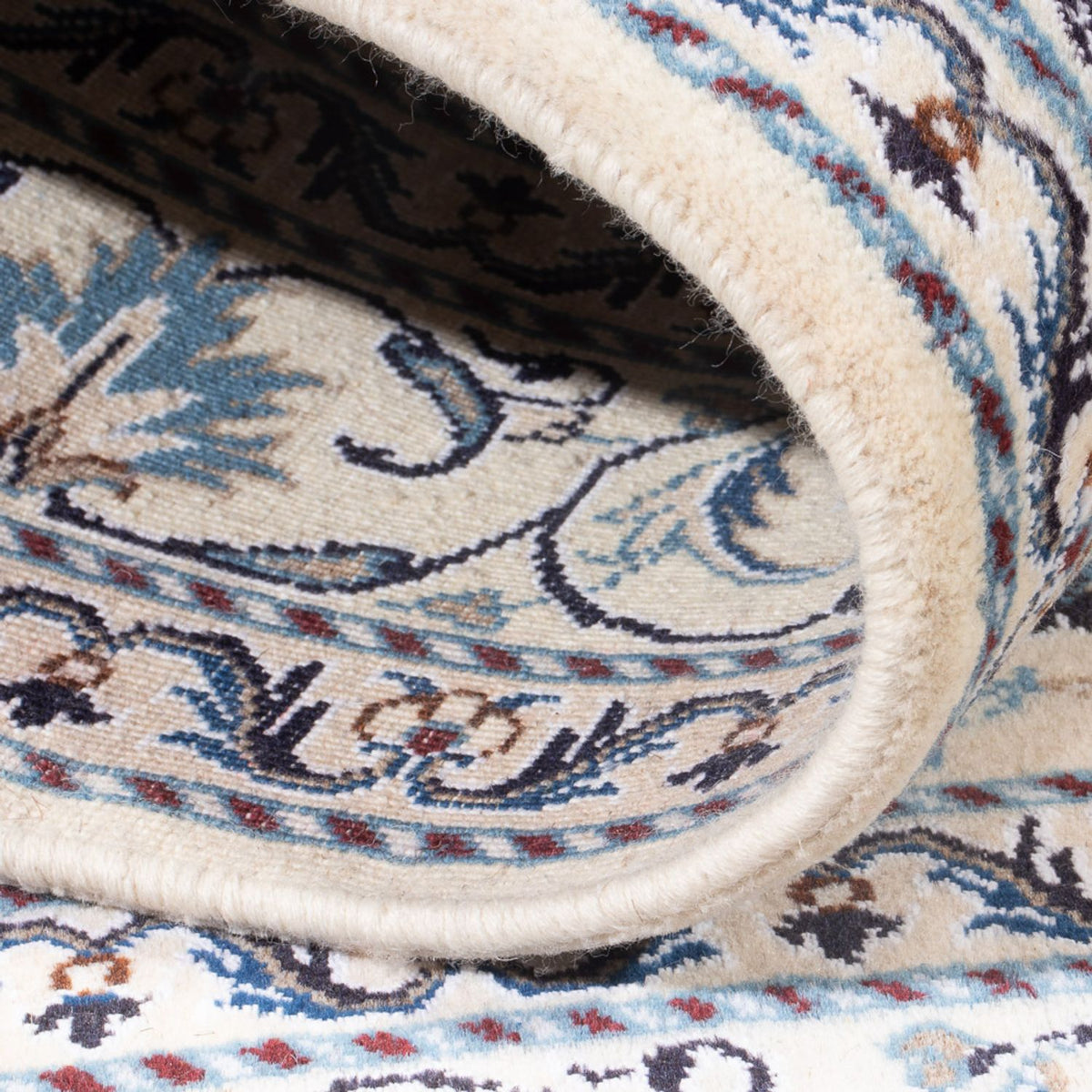 Persisk tæppe - Nain - Royal - 192 x 152 cm - creme