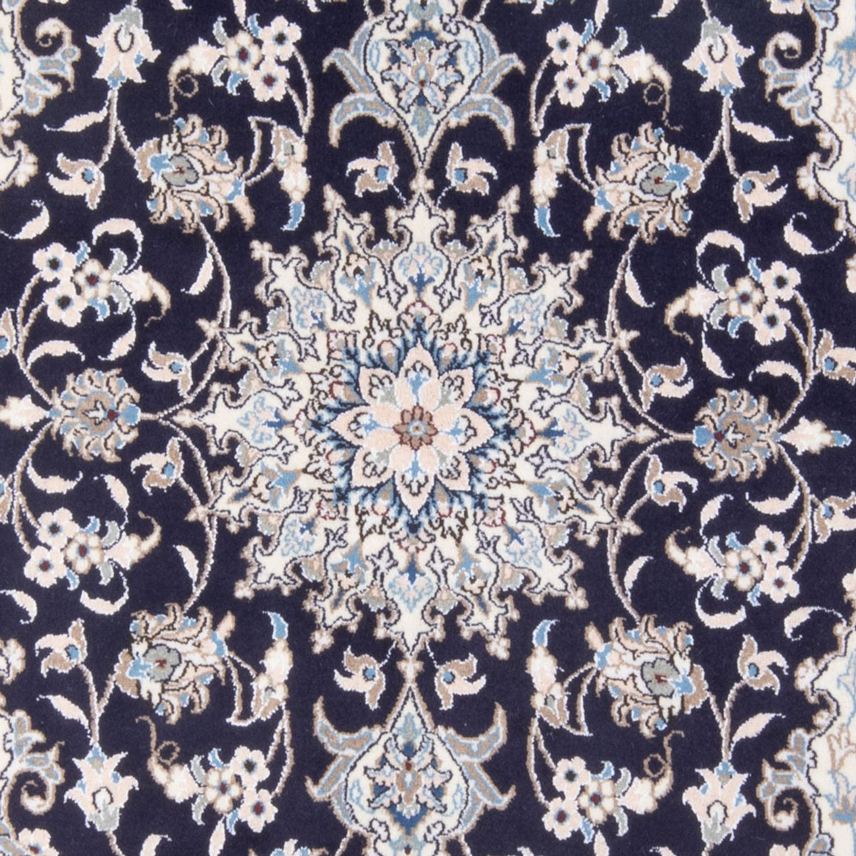 Persisk tæppe - Nain - Royal - 200 x 152 cm - mørkeblå