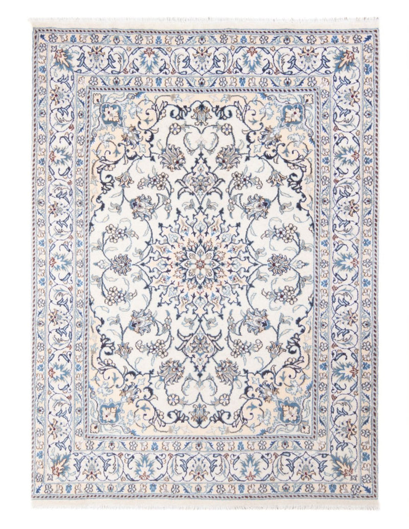 Persisk tæppe - Nain - Royal - 197 x 144 cm - creme