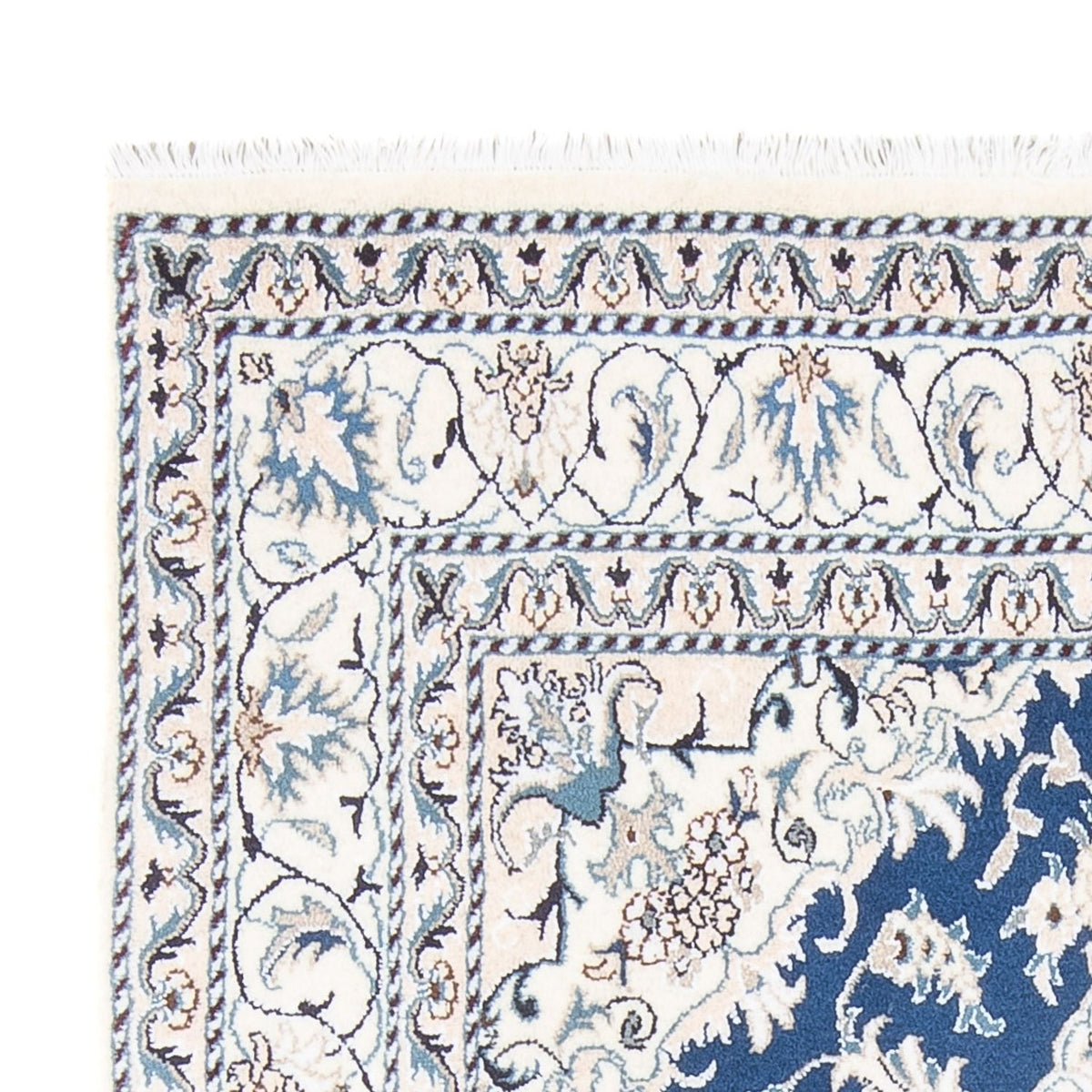 Persisk tæppe - Nain - Royal - 200 x 142 cm - blå