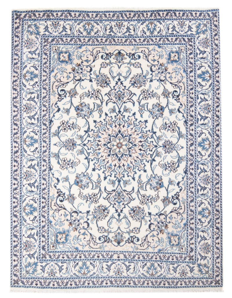Persisk tæppe - Nain - Royal - 202 x 147 cm - creme