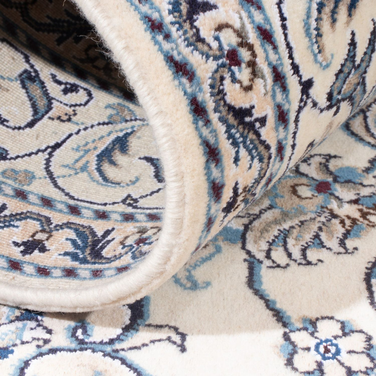 Persisk tæppe - Nain - Royal - 202 x 147 cm - creme