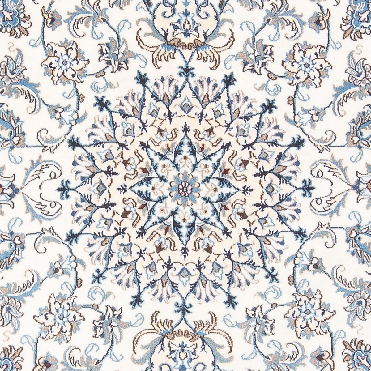 Persisk tæppe - Nain firkantet  - 200 x 195 cm - creme