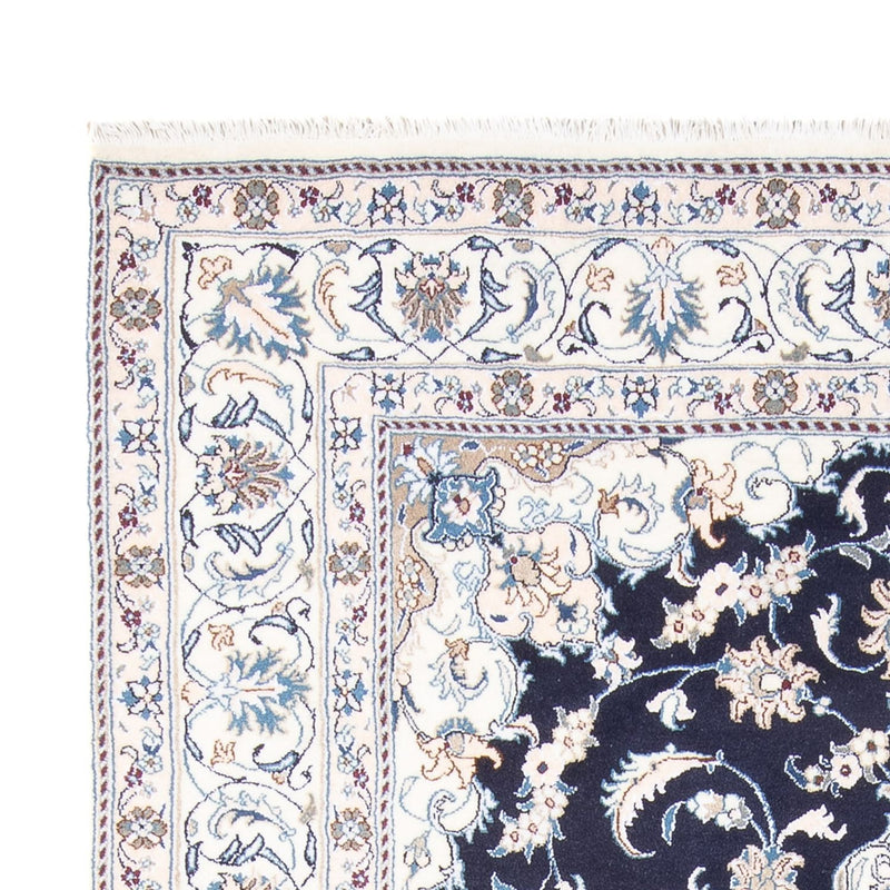 Persisk tæppe - Nain - 295 x 203 cm - mørkeblå