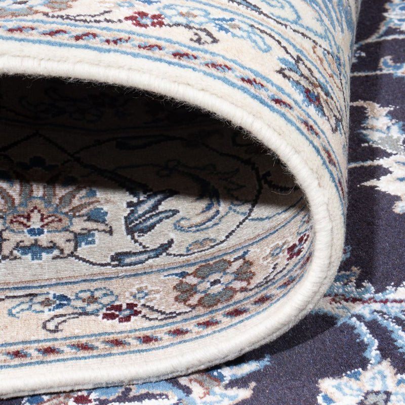 Persisk tæppe - Nain - 292 x 198 cm - mørkeblå