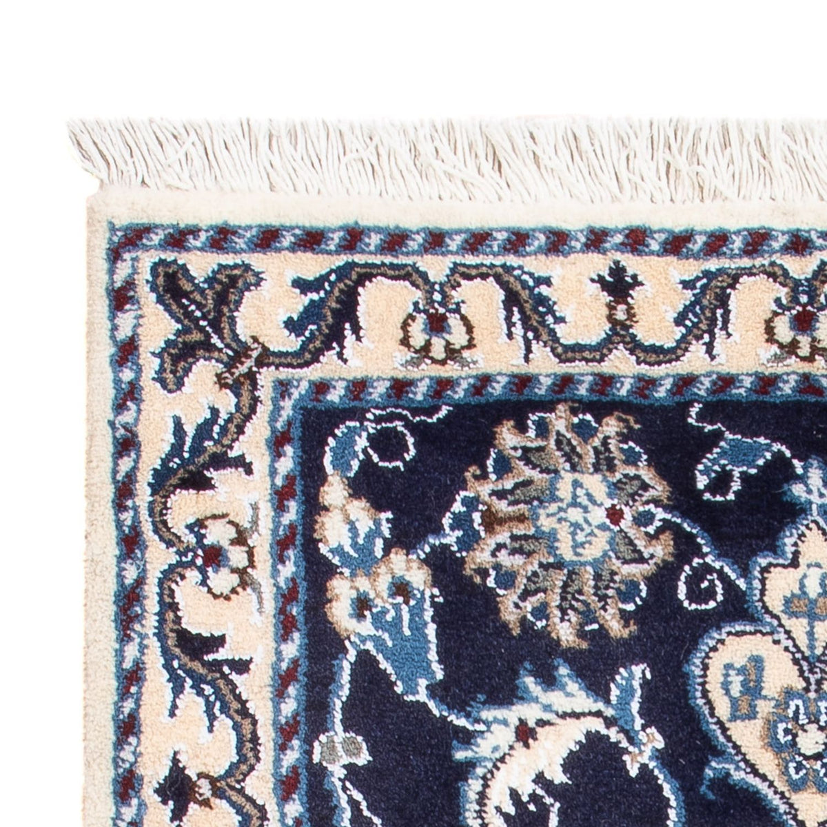 Persisk tæppe - Nain - Royal - 90 x 60 cm - mørkeblå