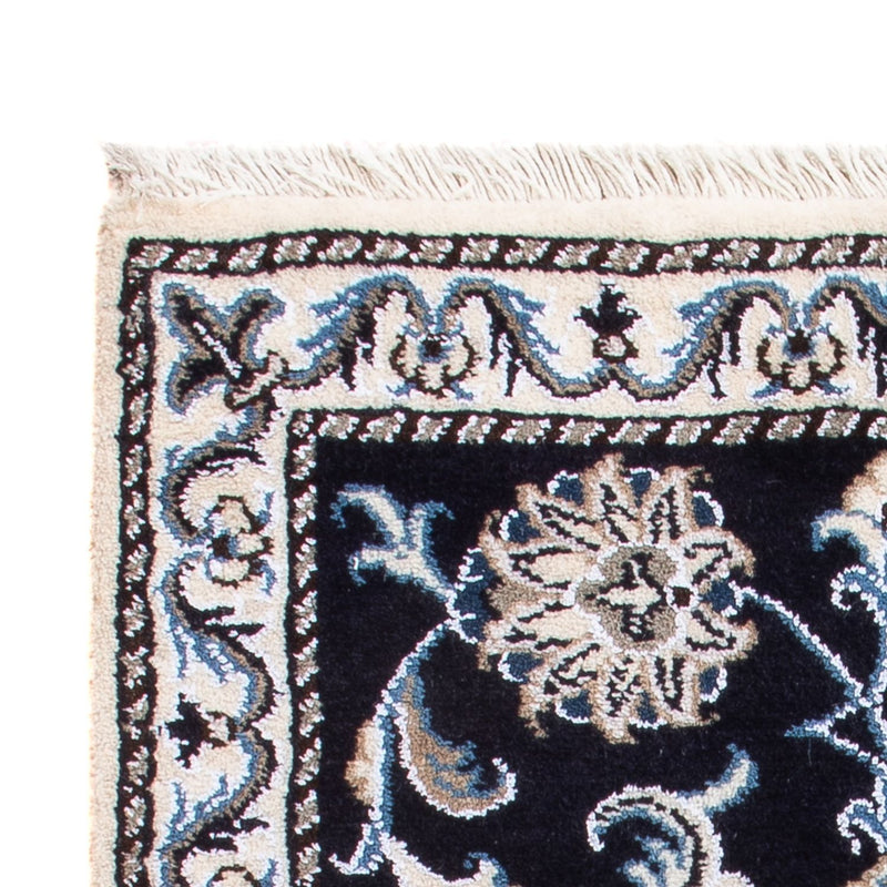 Persisk tæppe - Nain - Royal - 90 x 60 cm - mørkeblå