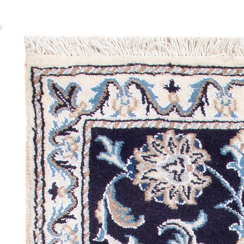 Persisk tæppe - Nain - Royal - 90 x 60 cm - mørkeblå