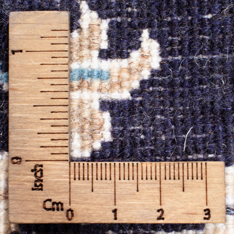 Persisk tæppe - Nain - Royal - 90 x 60 cm - mørkeblå